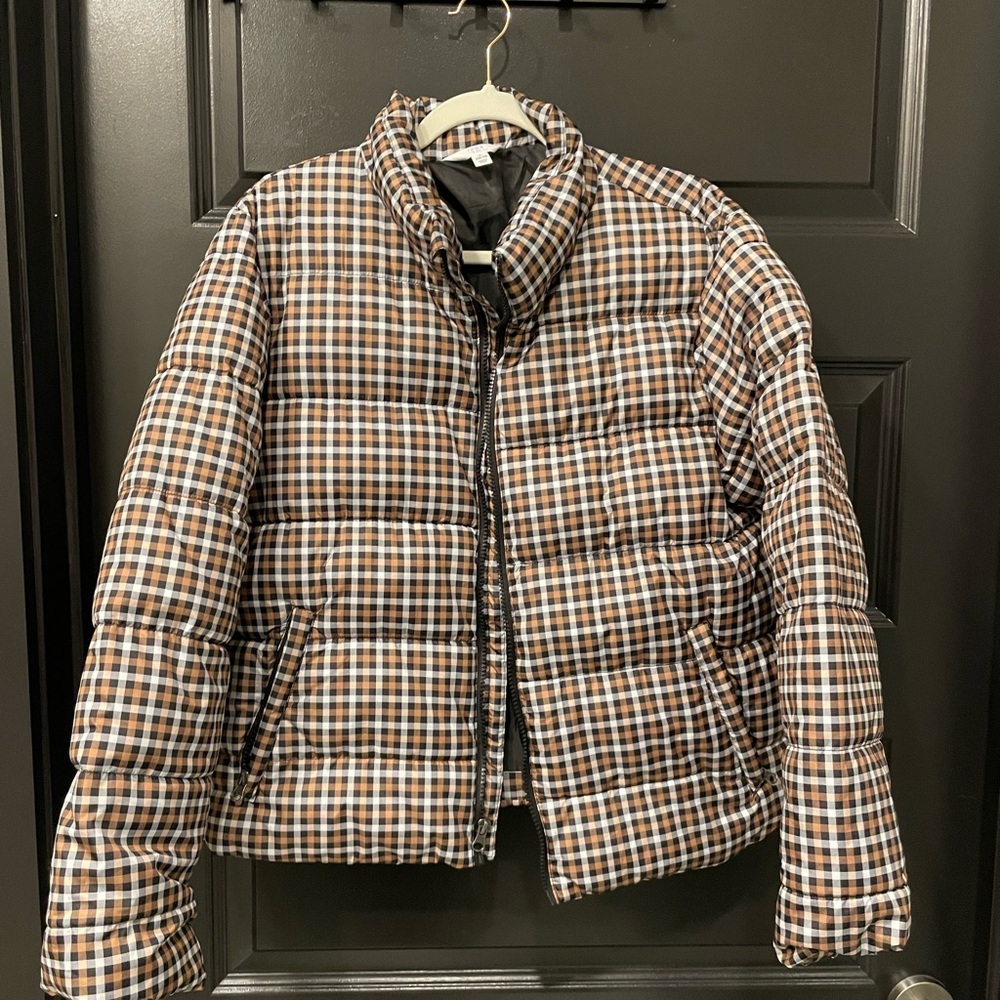 Black and Brown Checkered Jacket